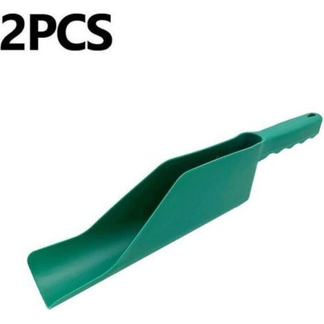 pelle à gouttière verte, pelle à gouttière de grande capacité, outils de jardinage, pelle de jardin, pelle à gouttière de grande capacité, outils de jardinage (1/2)