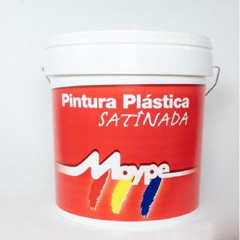 MOYPE pintura plastica satinada seda blanco 15l , 0UNIDADES
