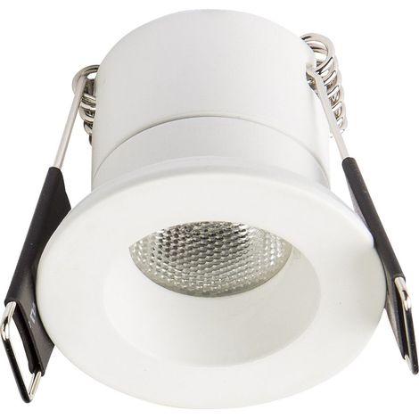 Encastré BALI LED 6 rond fixe blanc 4000K 1,2W IP54 - EUROPOLE - 461611 (1/3)
