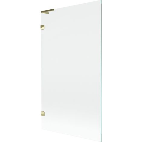 Paroi de baignoire Mexen Lunar L 1 volet 100 x 150 cm, transparent, doré - 897L-100-000-50-00 (1/5)