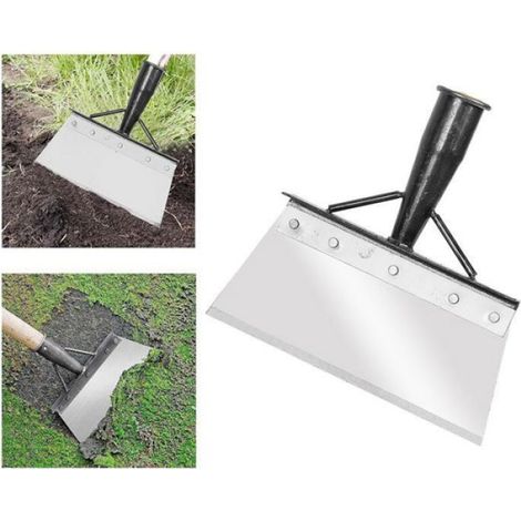 Pelle Jardinage - Acier Inoxydable - Tête Tranchante Pour Désherbage Et Nettoyage - 38 cm - Sans Manche (1/5)