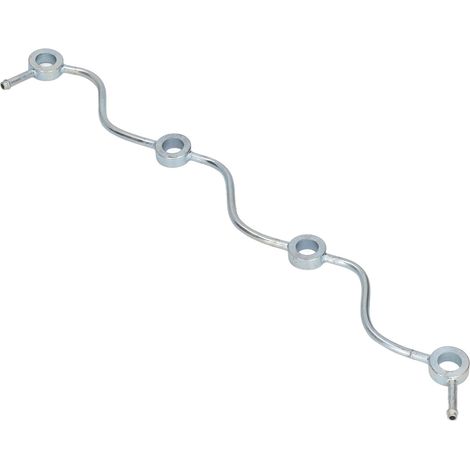 Tuyau de retour d’huile injecteur acier inoxydable antirouille pour excavatrice Kubota V3300 (1/5)