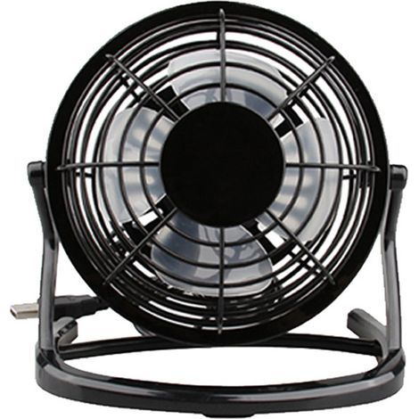 Tischventilator – 15 cm – Metallkonstruktion – 360° verstellbarer Neigungswinkel – USB-Anschluss – 1 Stück (1/5)
