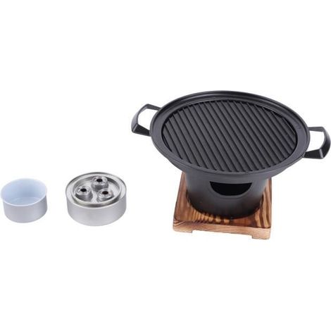Gril de barbecue - OMABETA - Mini Gril Portable - Charbon - Sans Fumée - Facile à Nettoyer (1/4)