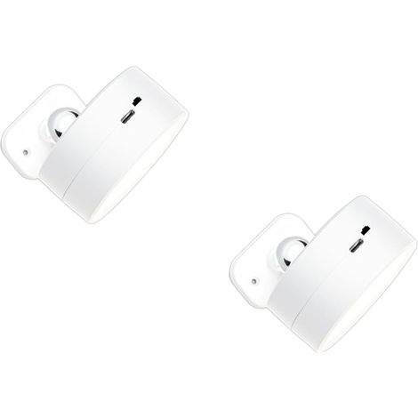 Applique LED avec différentes couleurs de lumière et télécommande, 2 paquets (1/5)