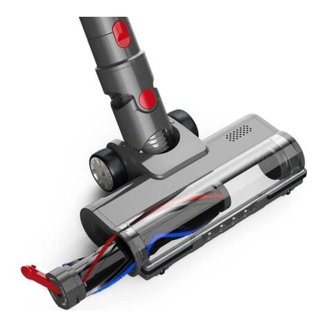 Brosse pour Dyson V7 V8 V10 V11 V15 sv10 sv12 sv14 sv15, Tete Balai Dyson avec Brosse Turbo et Brosse Velours Douce, 4LED et Verrou de Gâchette, Accessoire Dyson pour Moquette, Parqu