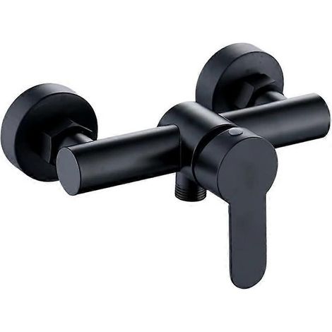 Mitigeur bain-douche monocommande pour baignoire, robinet mélangeur eau chaude/froide avec clapet anti-retour intégré (1/5)