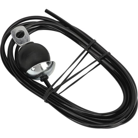 Câble de poulie en acier de 5 mm d'épaisseur, supportant une charge de 100 kg (220,5 lb), installation facile, câble de remplacement pour appareils de musculation, longueur 3 m (9,8 pi). (1/5)