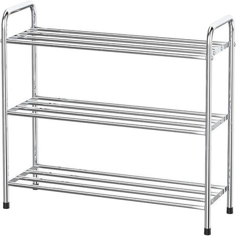 Porte - chaussures en métal pour ranger les chaussures - peut contenir jusqu'à 9 - 12 paires de chaussures (1/3)