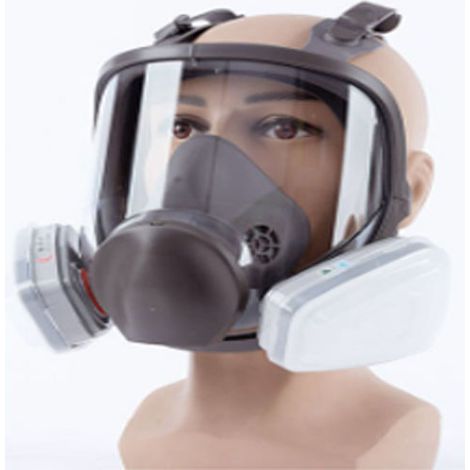 Masque à gaz, peinture en aérosol, pesticide, poussière chimique, masque facial complet 1 (1/4)