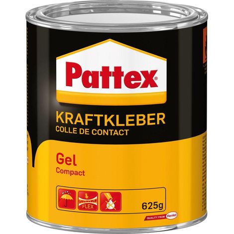 Pattex Gel Compact colle forte en gel jaunâtre 625 g