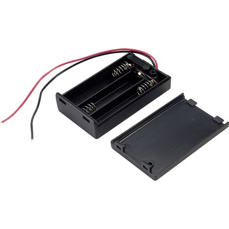 TRU COMPONENTS SBH431-1AS Batteriehalter 3x Micro (AAA) Kabel