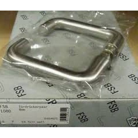 Fsb 1080 0030 0105 - Par de tiradores de puerta - 7mm - Aluminio mate
