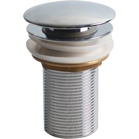 Bonde de vidange universel pour lavabo et lavabo - Plug de lavabo - Bonde de vidange sans trop-plein XJ413C001 (1/5)