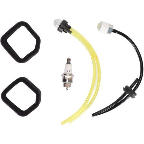 Air Filter, Spark Plug, and Fuel Line Kit for Lawnmower - Model 560873001 - High-Quality Replacement Parts -