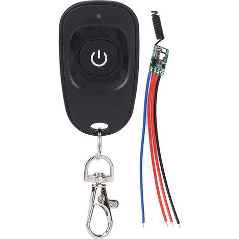 Mini relais télécommandé 433MHz apprentissage émetteur récepteur sans fil pour LED luminaire DIY jouets 3A DC 3.5V‑12V (1/5)