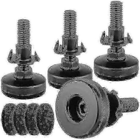 Pieds de meubles réglables, robustes, pour pieds de table, réglables en hauteur (lot de 4) - Starlight (1/5)
