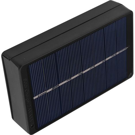 Chargeur solaire portable 1W 4V pour piles AA/AAA (noir) (1/5)