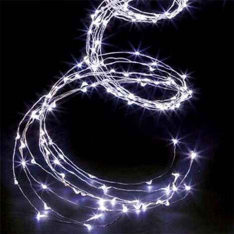 Paris Prix - Cascade Lumineuse Extérieure copper 3m Blanc Froid