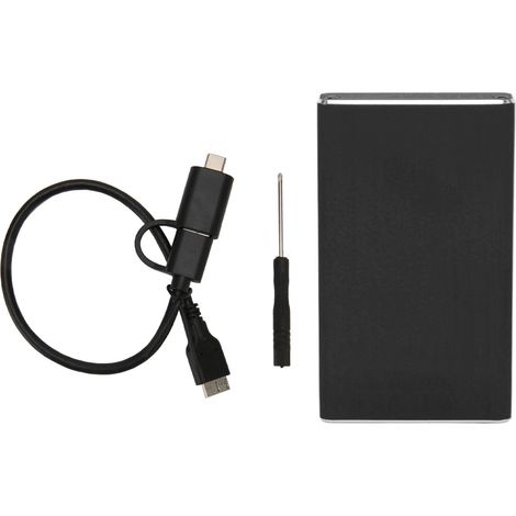 Boîtier MSATA vers USB 3.0 6 Gbit/s UASP, brancher et utiliser, indicateur LED, adaptateur Micro USB pour SSD MSATA, ordinateur, noir (1/5)