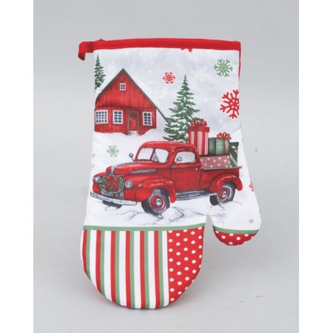 Weihnachtlicher Küchenhandschuh 30x20 cm