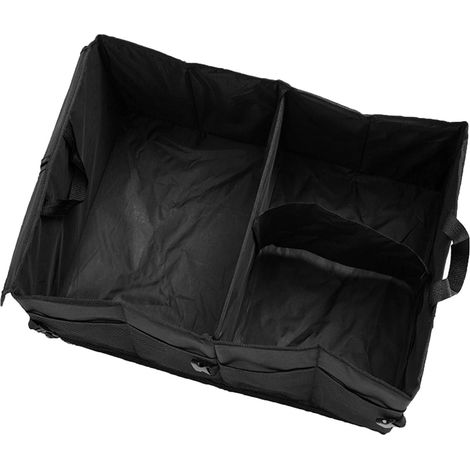 Boîte de rangement pliable en tissu Oxford épais pour coffre de voiture, noire (1/5)
