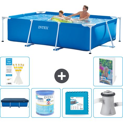 Rechteckiger Frame Pool - 260x160x65 cm - 7-teilig S146