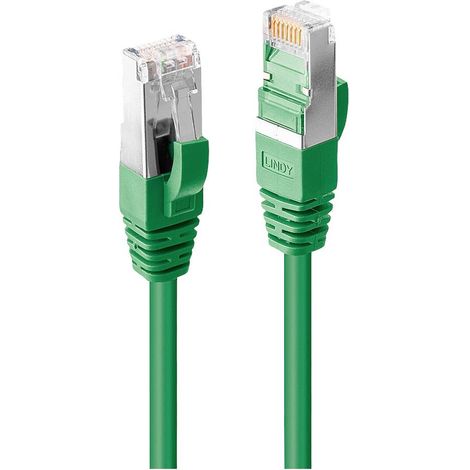 LINDY 47678 RJ45 Câble réseau, câble patch CAT 6a S/FTP 1.50 m vert 1 pc(s) (1/2)