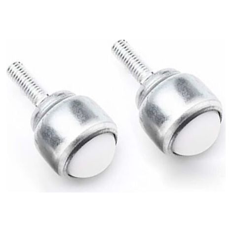 2 Pack Nylon Ball Bearing Roller for Transmission System, Power Supply System (CY-25D, M8 Male Thread) (1/4)