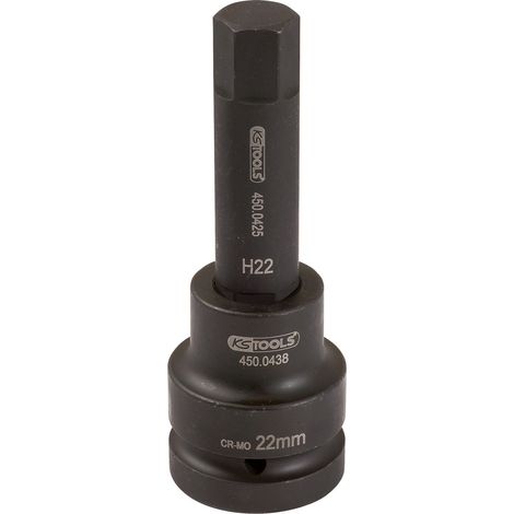KS Tools 1 Kraft-Bit-Stecknuss Innensechskant, lang, 30 mm (1/3)