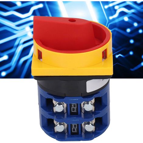 Adatto per 125 A CA 240 V 440 V, interruttore a camme rotativo bloccabile a 2 posizioni.