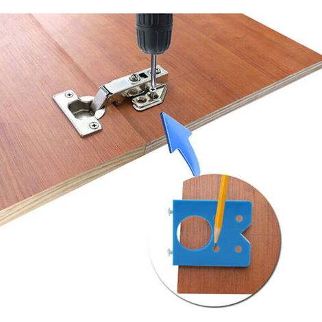 Unsichtbarer 35-mm-Türbohrer, Bohrschablone für Scharniere, professionelles Holzbearbeitungswerkzeug