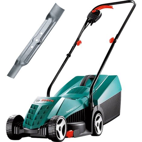 Bosch Rotak 32-225 Electric Rotary Lawnmower 32cm 1200w Collection Bag & Blade (1/5)