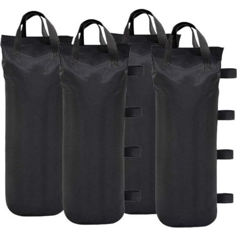 de Lestage pour Tente et Auvent en Tissu Oxford avec Poignées - Lot de 4  Sacs de Lestage pour Tente en Tissu Oxford Résistant, Poignées Incluses, Stabilisation Anti-Vent pour Auvents (1/5)