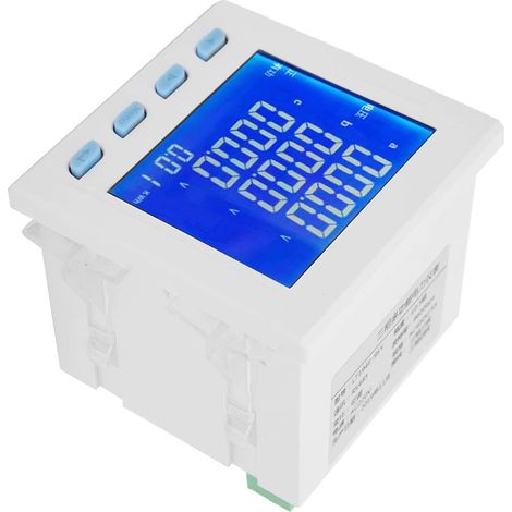Compteur D'énergie électrique triphasé avec écran LCD et Alarme (1/5)