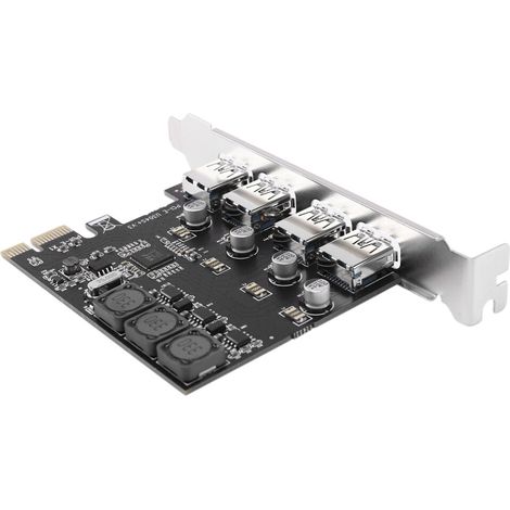 Scheda di espansione PCI Express a quattro porte USB 3.0 (controller host PCIe/PCI-E USB 3.0): aggiunge una scheda di espansione per quattro porte USB 3.0.