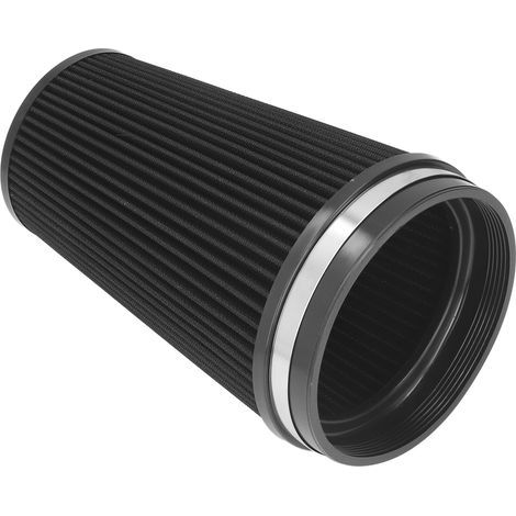 Universal Clamp on Air Filter 150mm/6 Inch Car Inlet Air Filter, High Flow, Washable, Reusable, Easy Installation, Suitable for Modification.