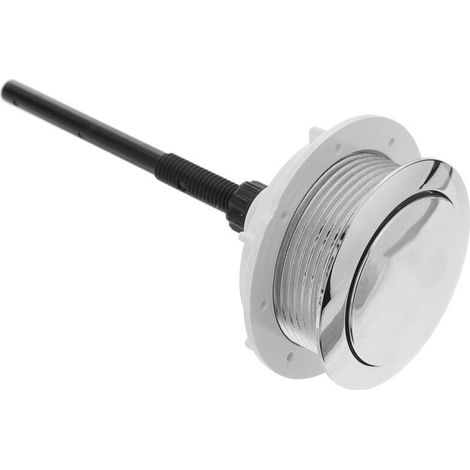 Bouton Poussoir Universel Pour Toilettes, Bouton Chasse D'Eau Rond En Abs, Installation Facile Pour RéParation De Toilettes, Adapté Pour Maison, HôTel, Bar, Club