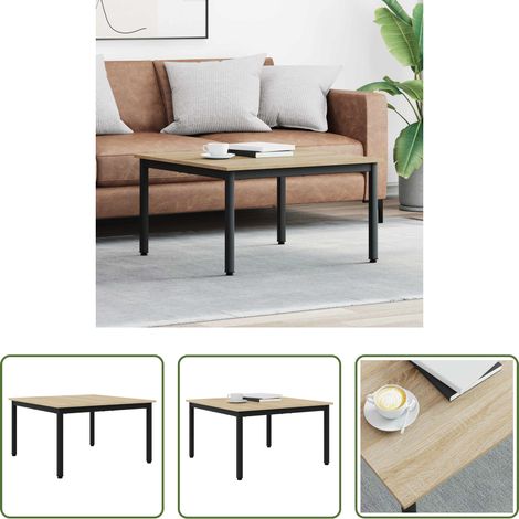 Wohnzimmertisch -  Couchtisch Sonoma 80 x 80 x 45 cm Holzwerkstoff (1/5)