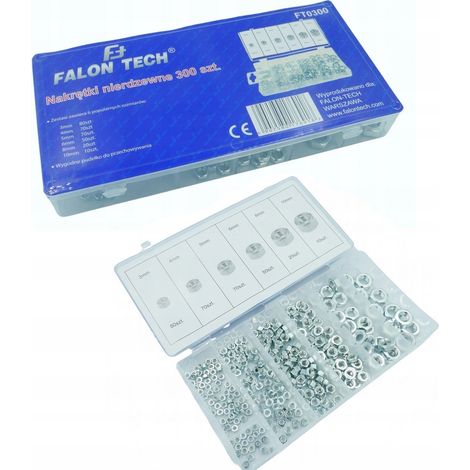 Set di dadi in acciaio inossidabile 300 pz M3-M10 (1/5)