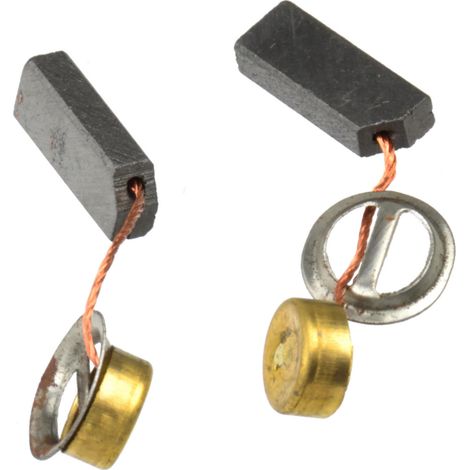 Balais de charbon Geko 5x8x20 mm pack de 2 réduit usure collecteur (1/2)