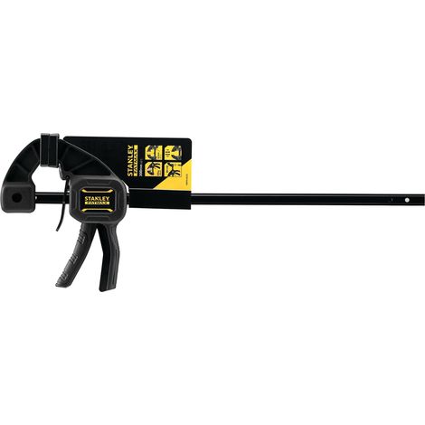 Serre Joint Moyenne Puissance 300 Mm/45 Kg - Travaux De Précision - Rainure En V Pour Maintien Des Tubes - Rail En Acier - Corps En Nylon Renforcé (1/5)