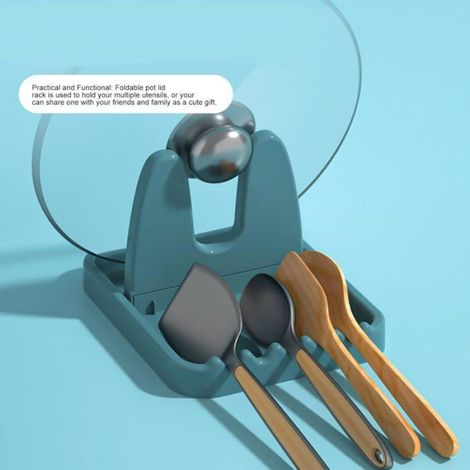 Support Pour Couvercles - Porte-Cuillères En Polypropylène Alimentaire - Pour Plan De Travail - 1 Pièce (1/5)