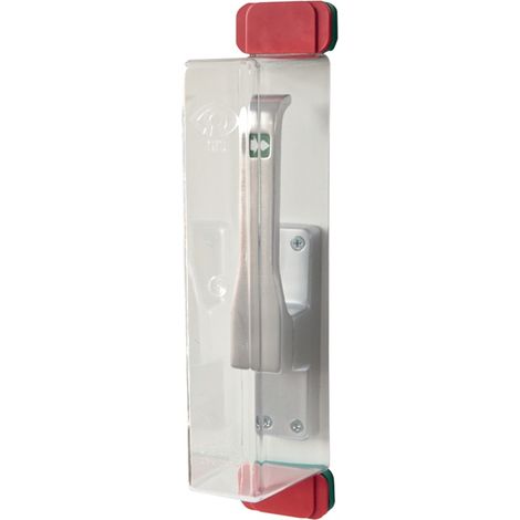 Capot de porte de secours GFS type D2 pour la sécurisation des verrous coulissants ( 3000254048 )