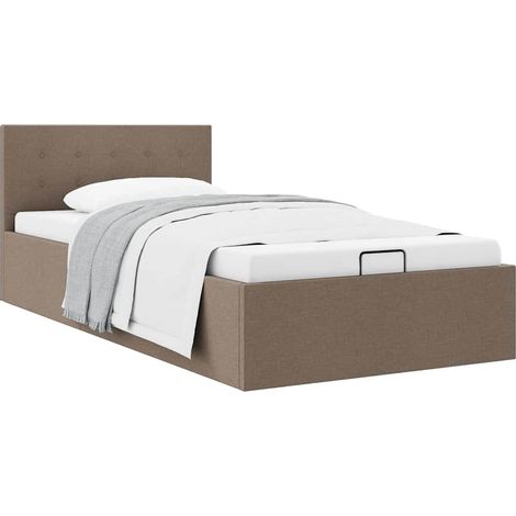 Maison Exclusive - Giroletto con Contenitore Grigio Talpa in Tessuto 90x200 cm (1/5)