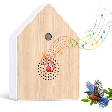 Boîte détecteur de Mouvement avec Chant d'oiseaux, Boîte à Chants d'oiseaux à Sons Naturels, Générateur de Bruit Blanc pour Salle de Bain, Maison, Détente pour Adultes (1/5)