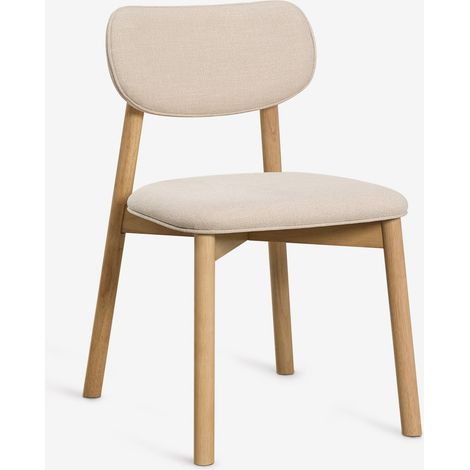 Sedia da pranzo imbottita in tessuto e legno Kampala SKLUM (1/5)