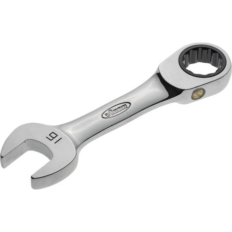 Clé mixte à cliquet ∙ courte ∙ V2830 ∙ Profil à 12 pans extérieurs, Profil à 6 pans extérieurs ∙ Taille 16 mm (1/4)