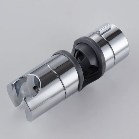 Support de Douche à Main Remplaçable, Support de Pommeau de Douche, 18-25MM à Diamètre Réglable, ABS Chromé (Argent) (1/5)