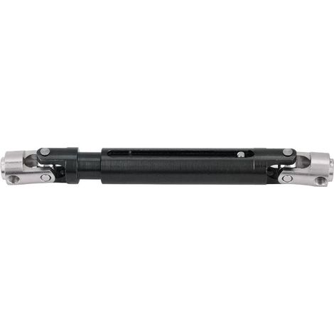 Arbre de transmission universel CVD 106-140 mm pour Axial Rock Racer 90026 RC Crawler (noir) (1/5)